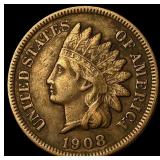 1908-S Indian Head Cent CLOSELY UNCIRCULATED