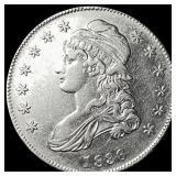 1836 Capped Bust Half Dollar CLOSELY  UNCIRCULATE