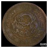 1873 Japan Bronze 2 Sen