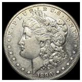 1890-CC Silver Morgan Dollar CLOSELY UNCIRCULATED