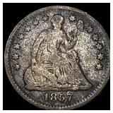 1857 Silver Half Dime NICELY CIRCULATED