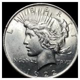 1922 Silver Peace Dollar CHOICE BU