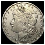 1891-O Silver Morgan Dollar NEARLY UNCIRCULATED