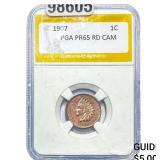 1907 Indian Head Cent PGA PR65 RD CAM