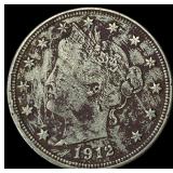 1912-S Liberty Head Nickel NEARLY UNCIRCULATED