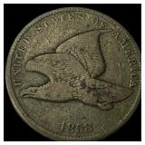 1858 Flying Eagle Cent NEARLY UNCIRCULATED
