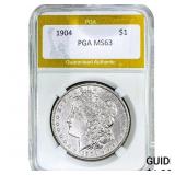 1904 Morgan Silver Dollar PGA MS63