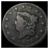 1816 Coronet Head Large Cent NICELY CIRCULATED
