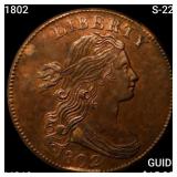 1802 S-226 Draped Bust Large Cent UNCIRCULATED