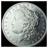1896-S Silver Morgan Dollar CHOICE AU