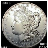 1884-S Morgan Silver Dollar UNCIRCULATED