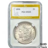 1896 Morgan Silver Dollar PGA MS65
