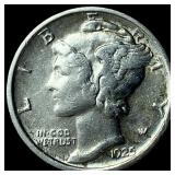 1925-S Silver Mercury Dime UNCIRCULATED