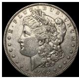 1902 Morgan Silver Dollar NEARLY UNCIRCULATED