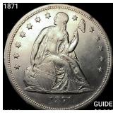 1871 Seated Liberty Dollar UNCIRCULATED