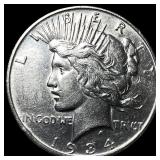 1934-S Silver Peace Dollar UNCIRCULATED