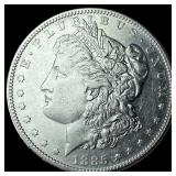 1885-S Silver Morgan Dollar CHOICE AU