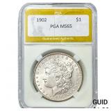 1902 Morgan Silver Dollar PGA MS65