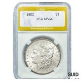 1902 Morgan Silver Dollar PGA MS64