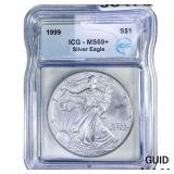 1999 Silver Eagle ICG MS69+