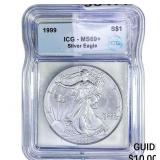 1999 Silver Eagle ICG MS69+