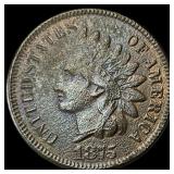 1875 Indian Head Cent LIGHTLY CIRCULATED