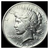 1921 Silver Peace Dollar UNCIRCULATED