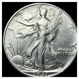 1941-D Silver Walking Liberty Half Dollar UNCIRCUL