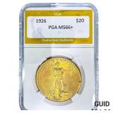 1926 $20 Gold Double Eagle PGA MS66+