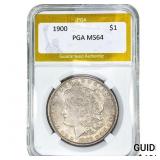 1900 Morgan Silver Dollar PGA MS64