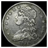 1834 Capped Bust Silver Quarter NEARLY  UNCIRCULA