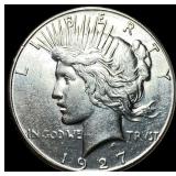 1927-S Silver Peace Dollar CLOSELY  UNCIRCULATED