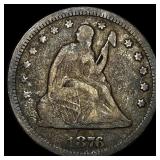 1876 Seated Liberty Quarter LIGHTLY  CIRCULATED