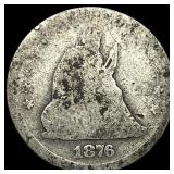 1876 Seated Liberty Quarter NICELY CIRCULATED