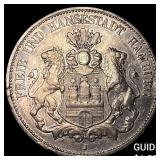1898J Germany Silver 5 Mark KM-610