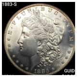 1883-S Morgan Silver Dollar CHOICE BU