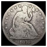 1876 Seated Liberty Half Dollar NICELY CIRCULATED