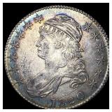 1820 Capped Bust Half Dollar CHOICE AU