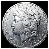 1904-S Silver Morgan Dollar CLOSELY UNCIRCULATED