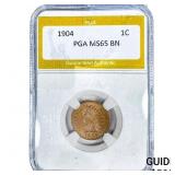 1904 Indian Head Cent PGA MS65 BN