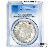 1892 Morgan Silver Dollar PCGS MS63