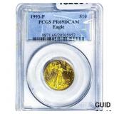1993-P $10 1/4oz Gold Eagle PCGS PR69 DCAM