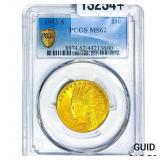 1913-S $10 Gold Eagle PCGS MS62