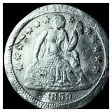 1859-S Silver Seated Liberty Dime HIGH GRADE