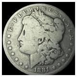 1881-O Silver Morgan Dollar NEARLY UNCIRCULATED
