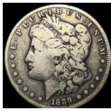 1889-S Silver Morgan Dollar LIGHTLY CIRCULATED