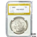 1883 Morgan Silver Dollar PGA MS63
