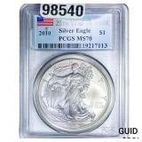 2010 Silver Eagle PCGS MS70