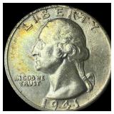 1941-S Silver Washington Quarter UNCIRCULATED