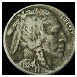 1924-S Buffalo Nickel NEARLY UNCIRCULATED